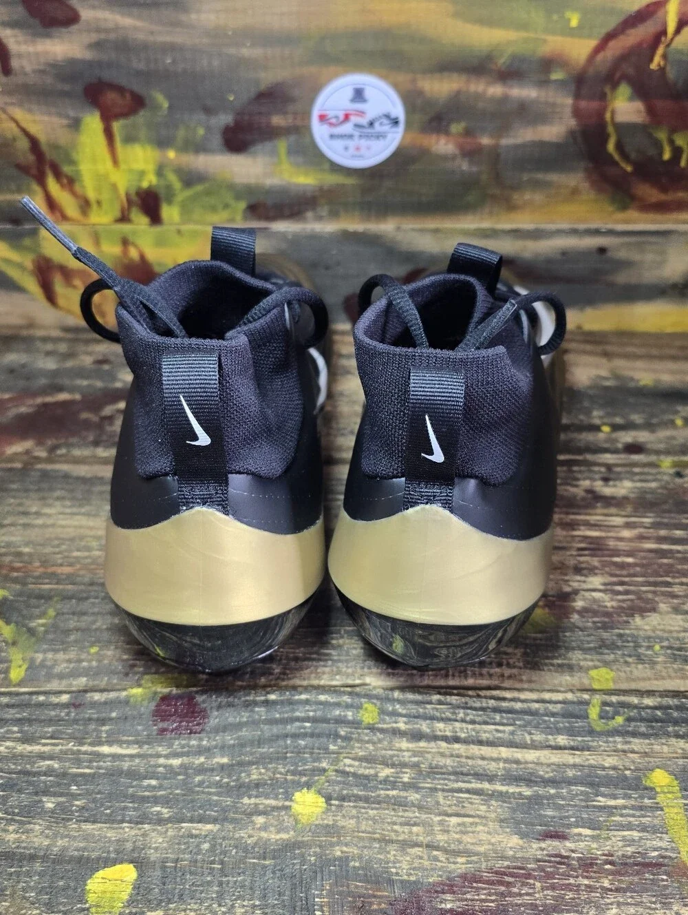 Nike Air Zoom Vapor Pro‎ 1 Football Cleats Black Gold FB3298-003 Men’s Sz 10.5